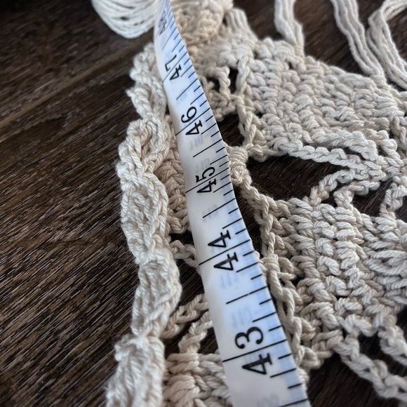 HANDMADE beige crochet swim cover boho - Picture 7 of 7